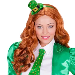 Minizylinder St. Patrick's Day, Haarreif, grün