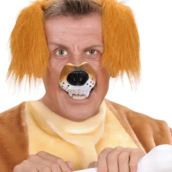 Nase Hund mit Zähnen
