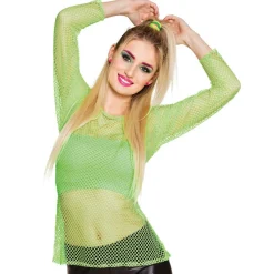 Netz-Shirt, neongrün, Einheitsgröße