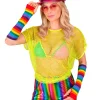 NEU Armstulpen Regenbogen, fingerlos
