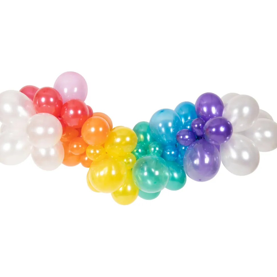 NEU Ballon-Girlanden-Set Rainbow, 67 Teile inkl. Ballonband für 200cm Ballongirlande