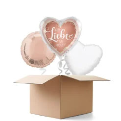 NEU Ballongrüße Alles Liebe zur Hochzeit, 3 Ballons