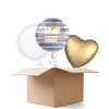 NEU Ballongrüße Glückwunsch zur Kommunion, 3 Ballons