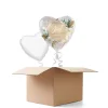 NEU Ballongrüße Just Married Herzlichen Glückwunsch, 2 Ballons