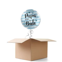 NEU Ballongrüße Papa Du bist der Beste, 1 Ballon