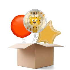 NEU Ballongrüße Tiger Alles Gute zum Geburtstag, 3 Ballons