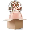 NEU Ballongrüsse Satin Infused Birthday Sequins, 2 Ballons