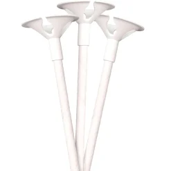 NEU Ballon-Stäbe ca. 30cm, 12 Stück, biologisch abbaubar