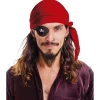 NEU Bandana / Piratentuch aus Samt, Einheitsgröße, Rot
