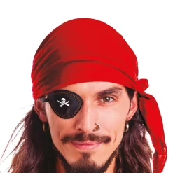 NEU Bandana / Piratentuch aus Samt, Einheitsgröße, Rot