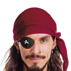 NEU Bandana / Piratentuch aus Samt, Einheitsgröße, Burgund