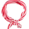 NEU Bandana rot-weiß, Satinoptik