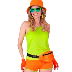 NEU Bauchtasche / Gürteltasche mit Pailletten, Neon-Orange