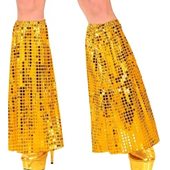 NEU Beinstulpen 70er-Disco Style, gold