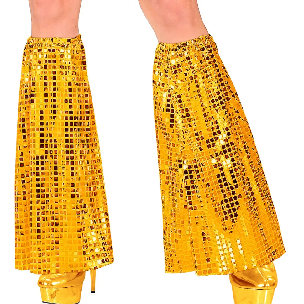 NEU Beinstulpen 70er-Disco Style, gold