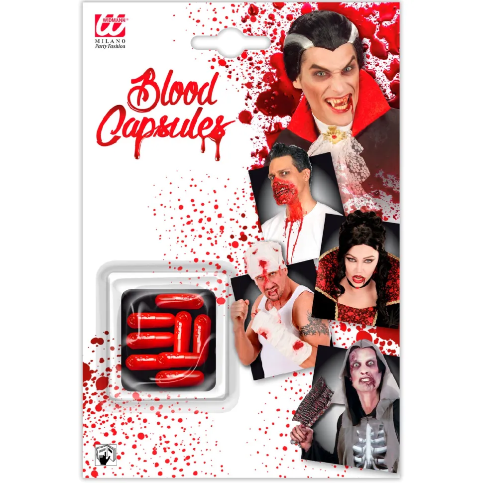 NEU Blutkapseln für Film-Effekte & Halloween, 8 Stück