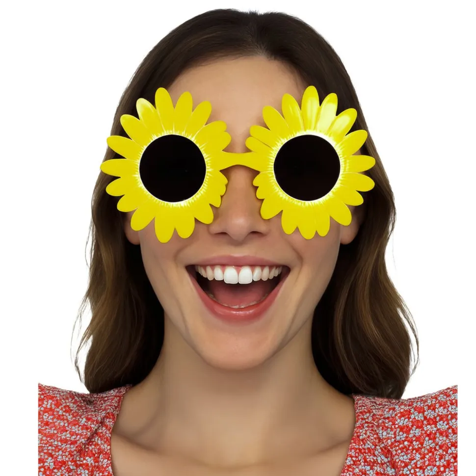 NEU Brille gelbe Blüten