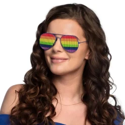 NEU Brille Party-Regenbogen, gerastert