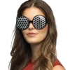 NEU Brille Wabenmuster, schwarz