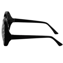 NEU Brille Wabenmuster, schwarz