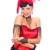 NEU Charleston Perlen-Armband, schwarz