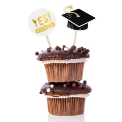 NEU Cocktail-Picker Graduation, 12 Stück mit verschiedenen Motiven