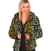 NEU Damen-Jacke Leo-Muster, Gr. S-M