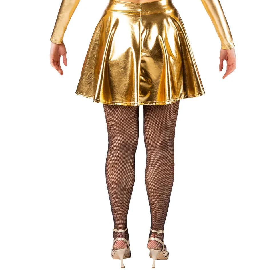 NEU Damen-Kostüm Glam-Rock, gold, Gr. S/M