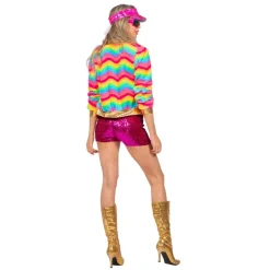 NEU Damen-Kostüm Jacke Festival Regenbogen, Größe: 36