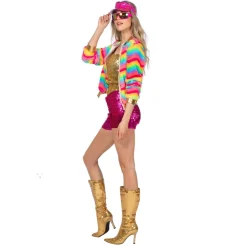 NEU Damen-Kostüm Jacke Festival Regenbogen, Größe: 36