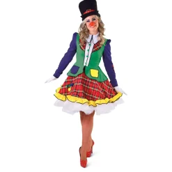 NEU Damen-Kostüm Kleid Clown Pipo, Größe S