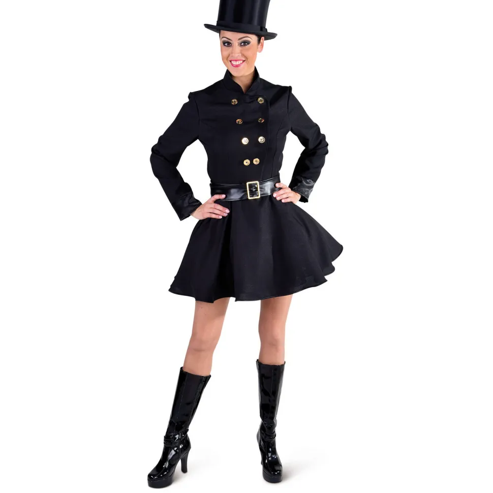 NEU Damen-Kostüm Schornsteinfeger Kleid, schwarz, Gr. XS