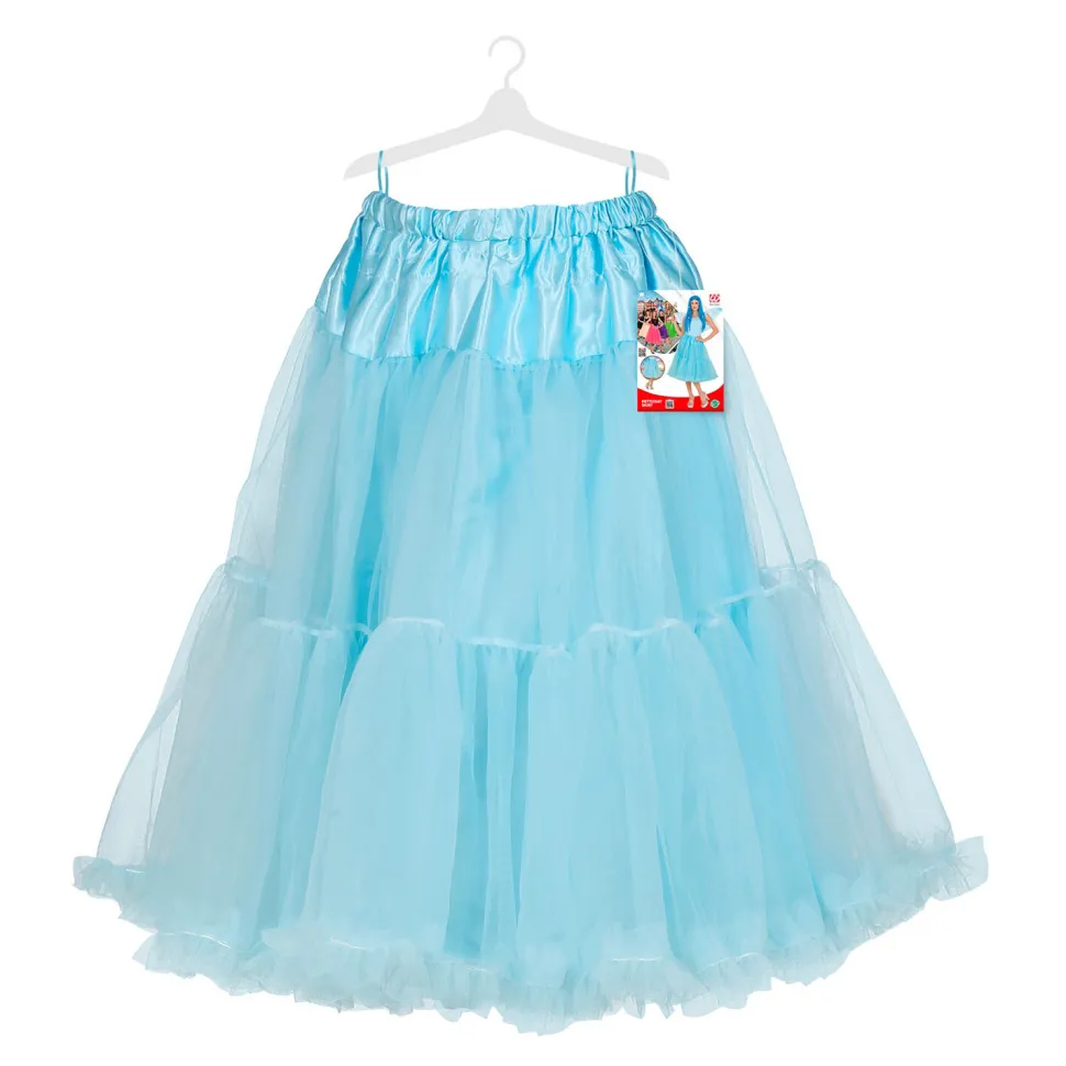 NEU Damen-Kostüm Tüllrock hellblau, 65cm, Einheitsgröße