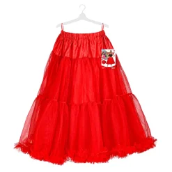 NEU Damen-Kostüm Tüllrock rot, 65cm, Einheitsgröße