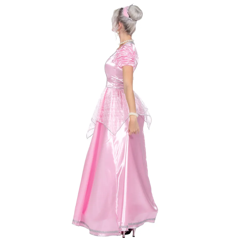 NEU Damen-Kostüm Traum-Prinzessin, Kleid mit Puffärmeln, pink, Gr. 36