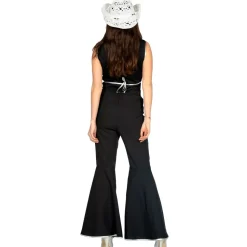 NEU Damen-Kostüm Western-Schlaghose und Weste, schwarz, Gr. 36
