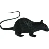 NEU Deko-Ratte aus Gummi, schwarz, ca. 15cm