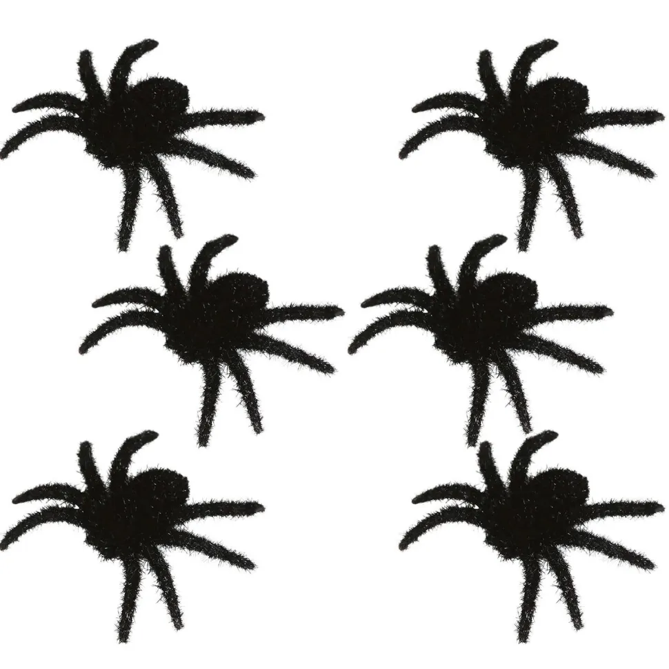 NEU Deko-Spinnen für Halloween, ca. 6cm, 6 Stück