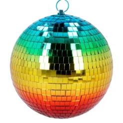 NEU Disco-Kugel regenbogen, Ø20cm mit Aufhänger