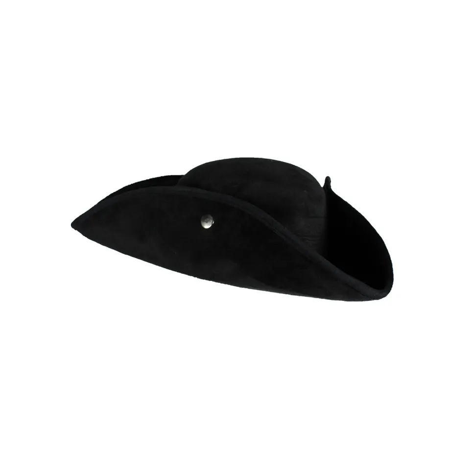 NEU Dreispitz Flair aus Samt, schwarz, Kopfweite 57-58cm