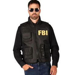 NEU Einsatz-Weste für Erwachsene mit Patches für SWAT, Polizei und FBI, Einheitsgröße