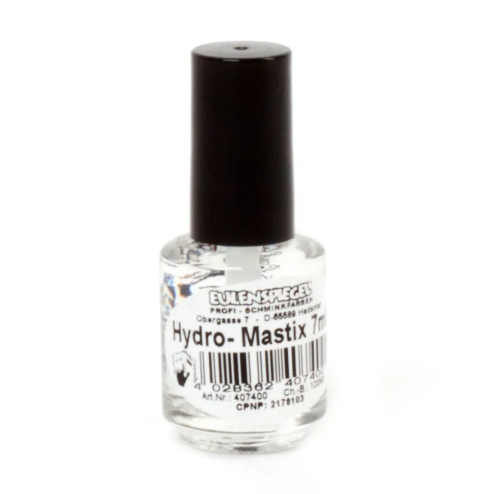 NEU Eulenspiegel Hydro-Mastx, wasserlöslicher Hautkleber in Pinselflasche, 7ml
