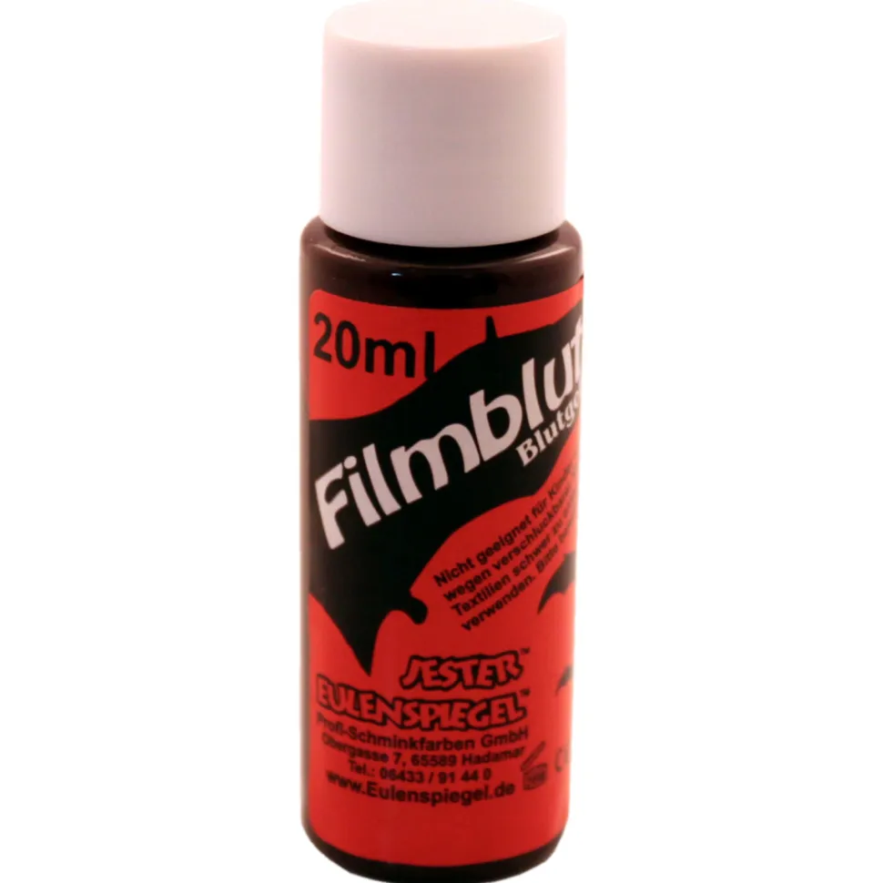 NEU Eulenspiegel Theaterblut / Filmblut dunkel, Dosierflasche, 20ml