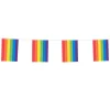 NEU Fahnenkette Regenbogen Pride aus Papier, 3m