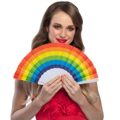 NEU Fächer Regenbogen Pride, ca. 23cm