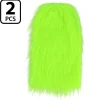 NEU Fellstulpen neongrün, mit Gummizug, schwarzlicht-geeignet