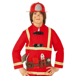 NEU Feuerwehr-Gürtel für Kinder mit viel Werkzeug und Helm, Kunststoff