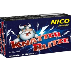 NEU Feuerwerk / Kinder- & Jugendfeuerwerk, Knatterblitze, Packung mit 8 Stück