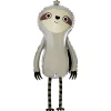 NEU Folienballon Airwalker Faultier, grau, 40x94cm