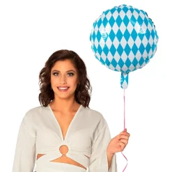 NEU Folienballon Bayern, ca. 45cm mit bayrischer Raute